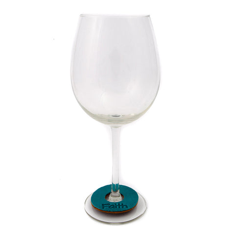 Leather Wine Glass Charms